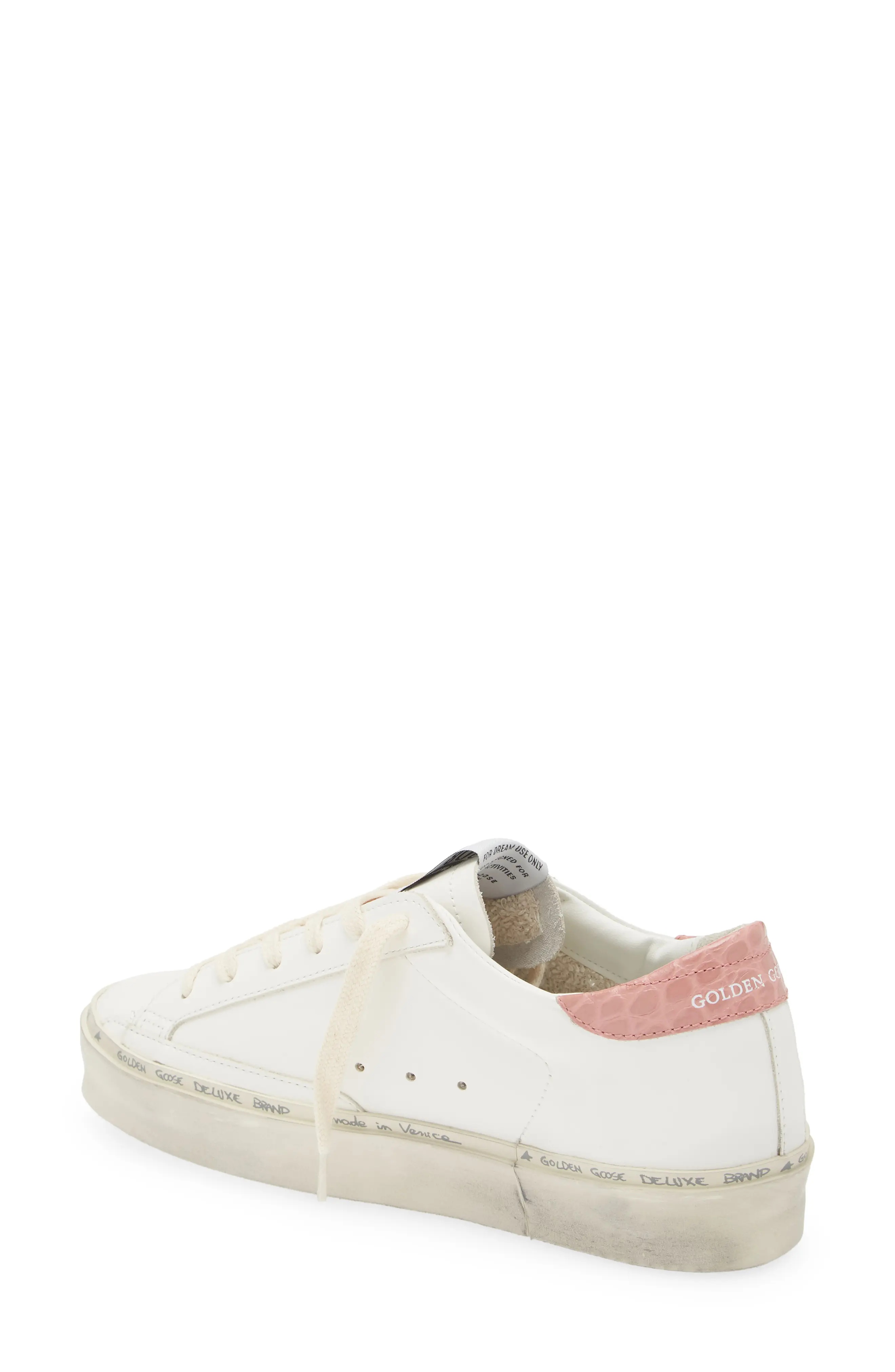 Hi Star Low Top Platform Sneaker in White/Platinum - 2