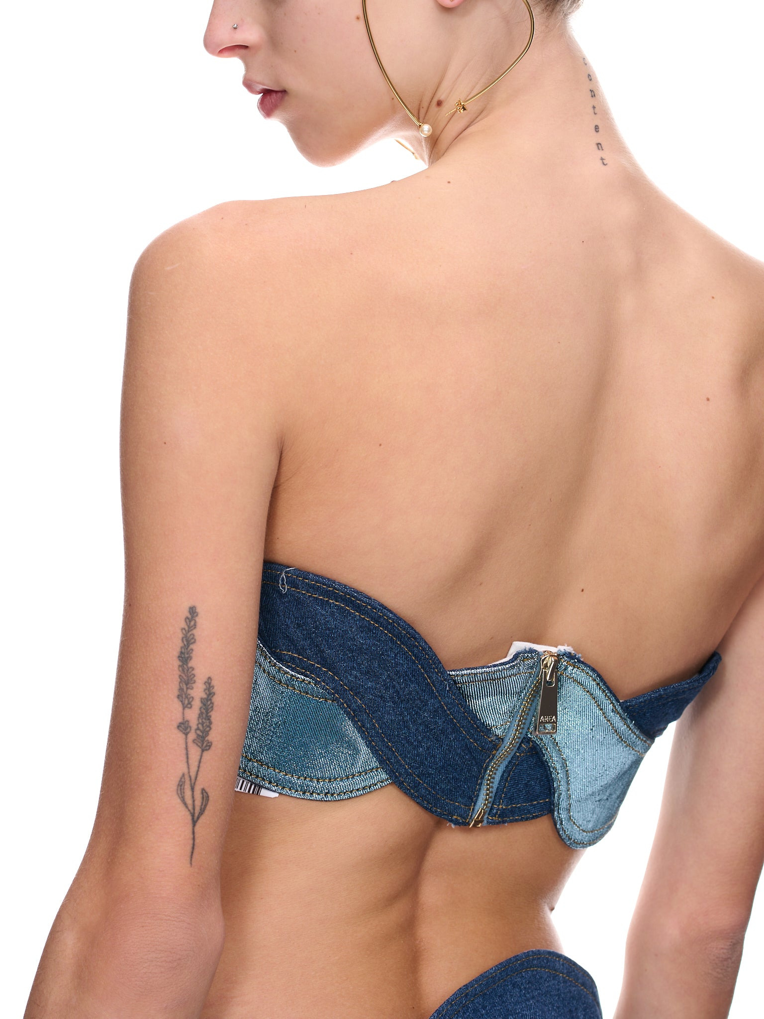Denim Rope Bandeau Top - 5