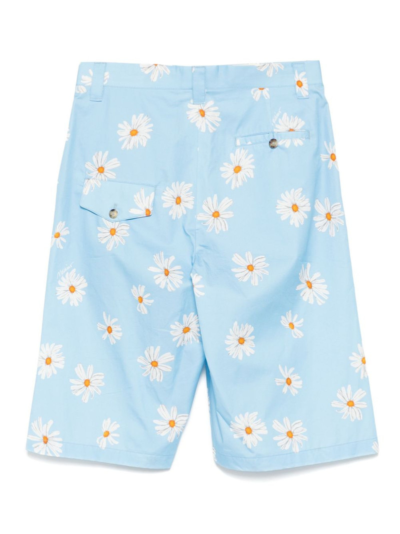 Moschino printed knee-length shorts outlook