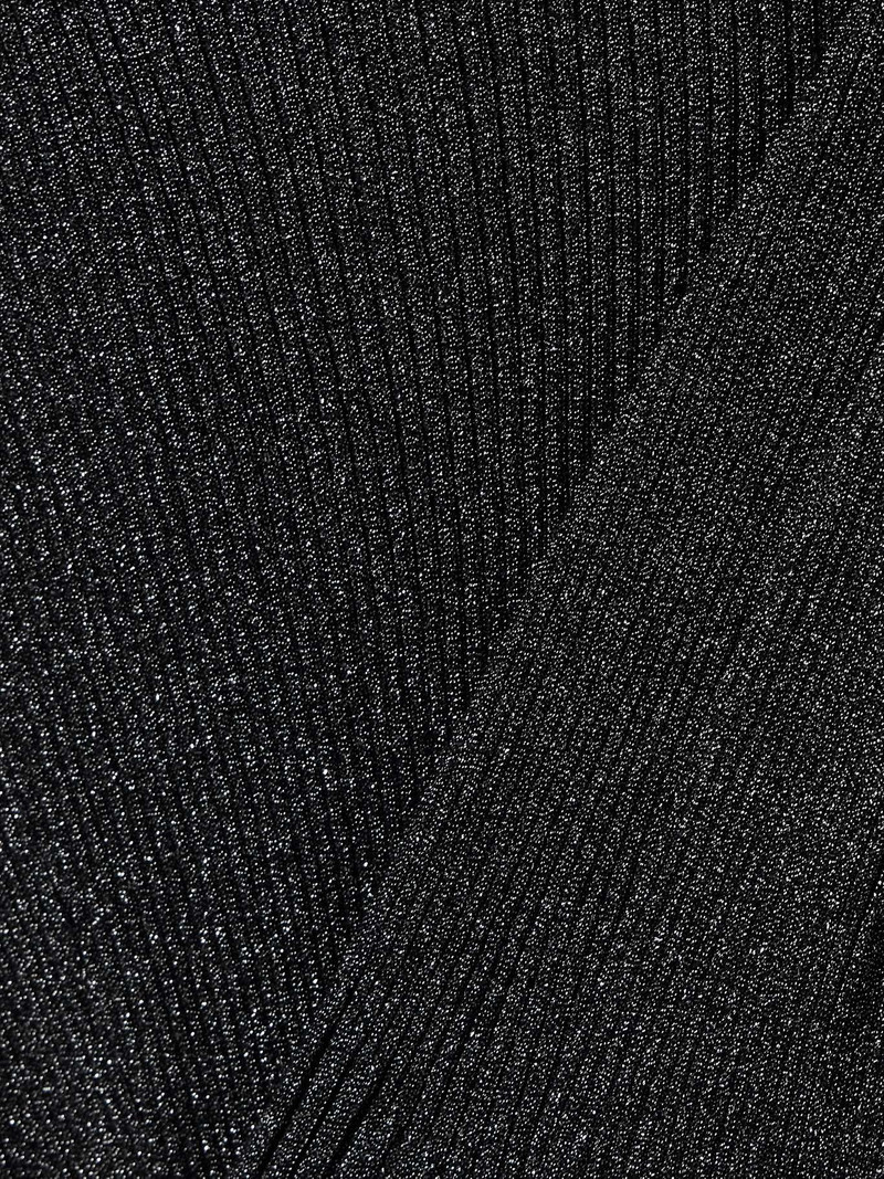 Joni metallic ribbed-knit maxi dress 4