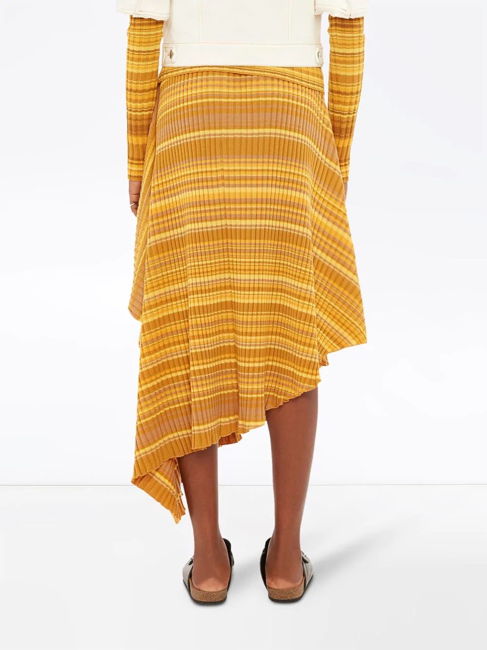 striped ribbed infinity skirt - 4