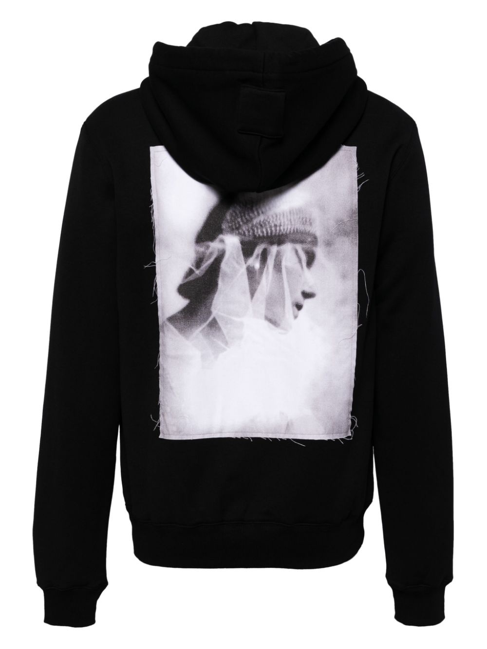 archives print zipped hoodie - 2
