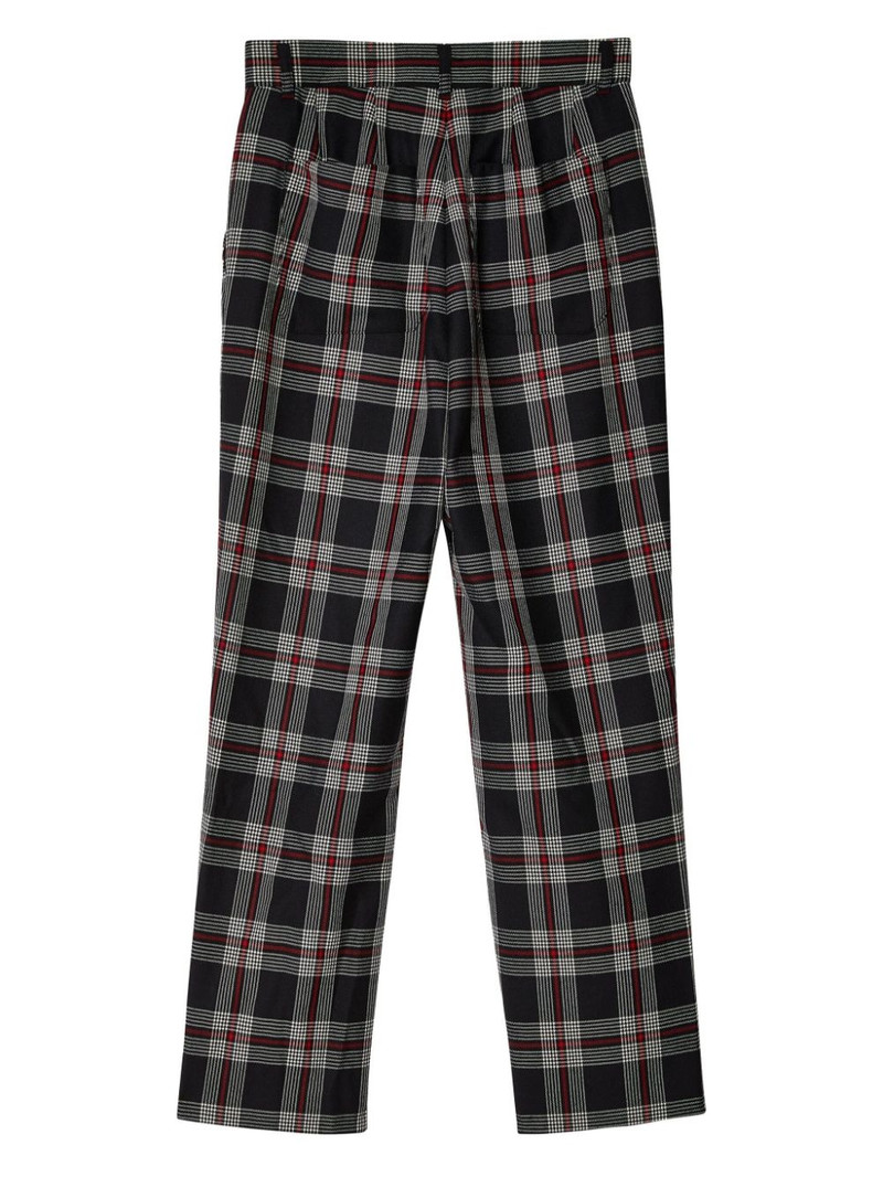 Noir Kei Ninomiya check-print trousers outlook