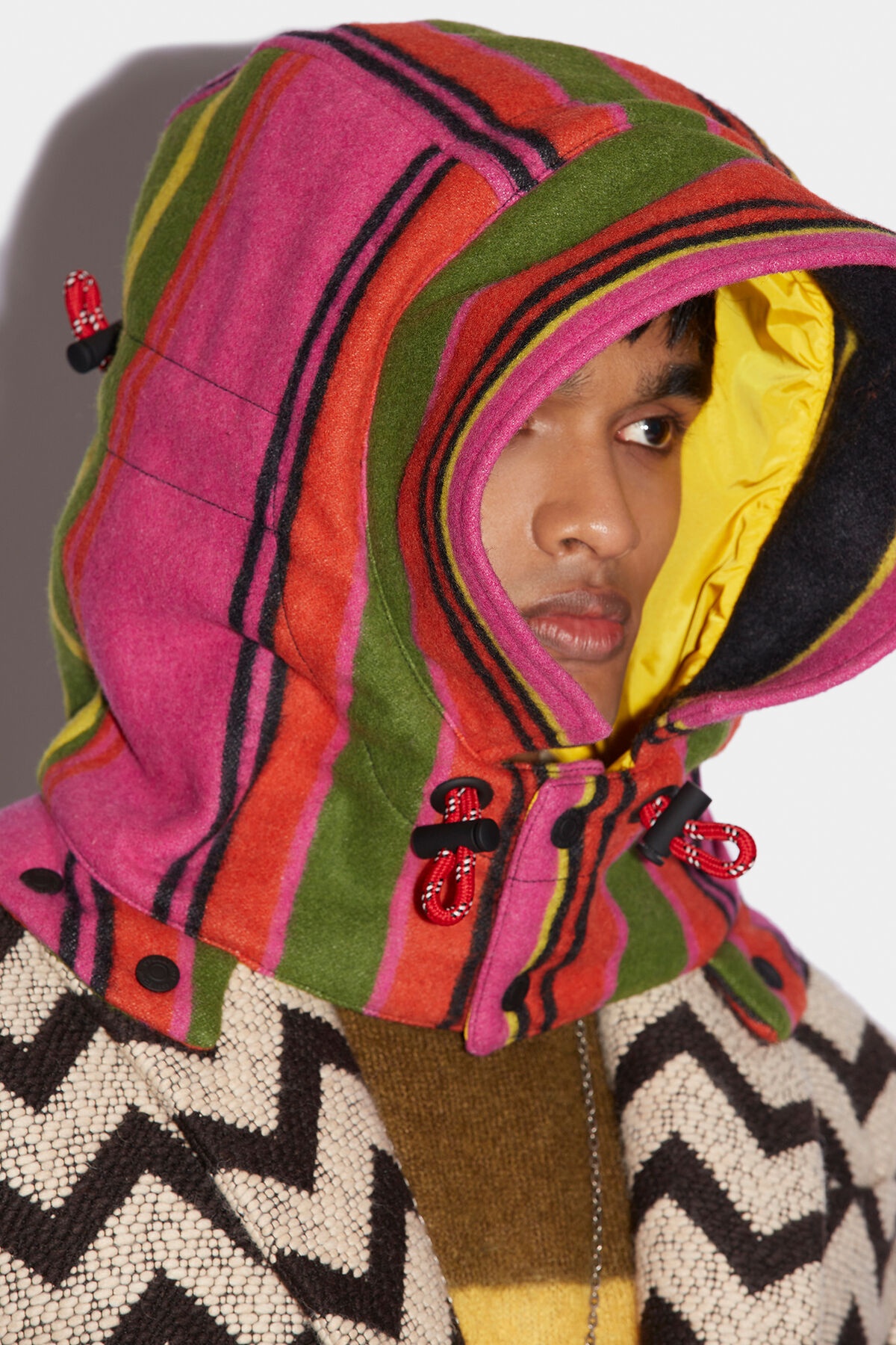 TECHNO HOODED 80'S COAT - 5