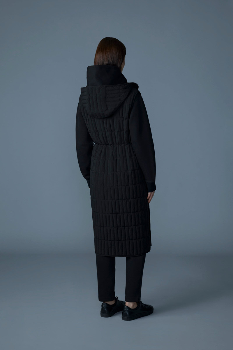 MAKANA Recycled Down Long Vest 4