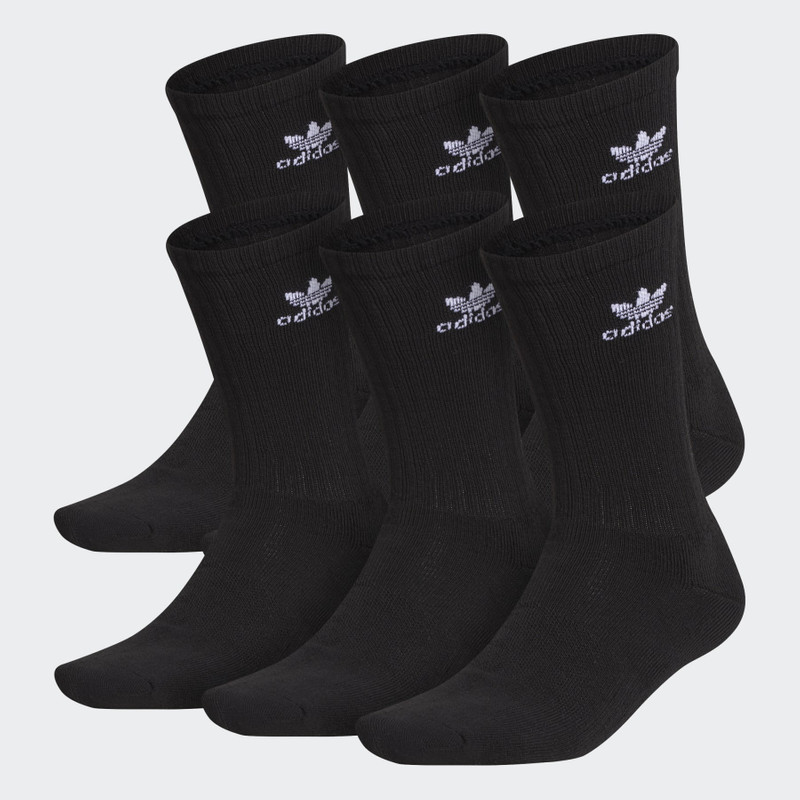 Trefoil Crew Socks 6 Pairs - 1
