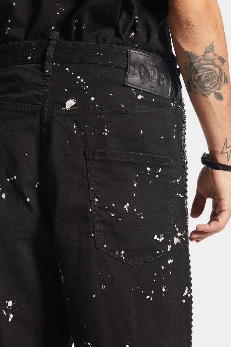 ICON BLACK MILKY WASH DENIM SHORTS - 7