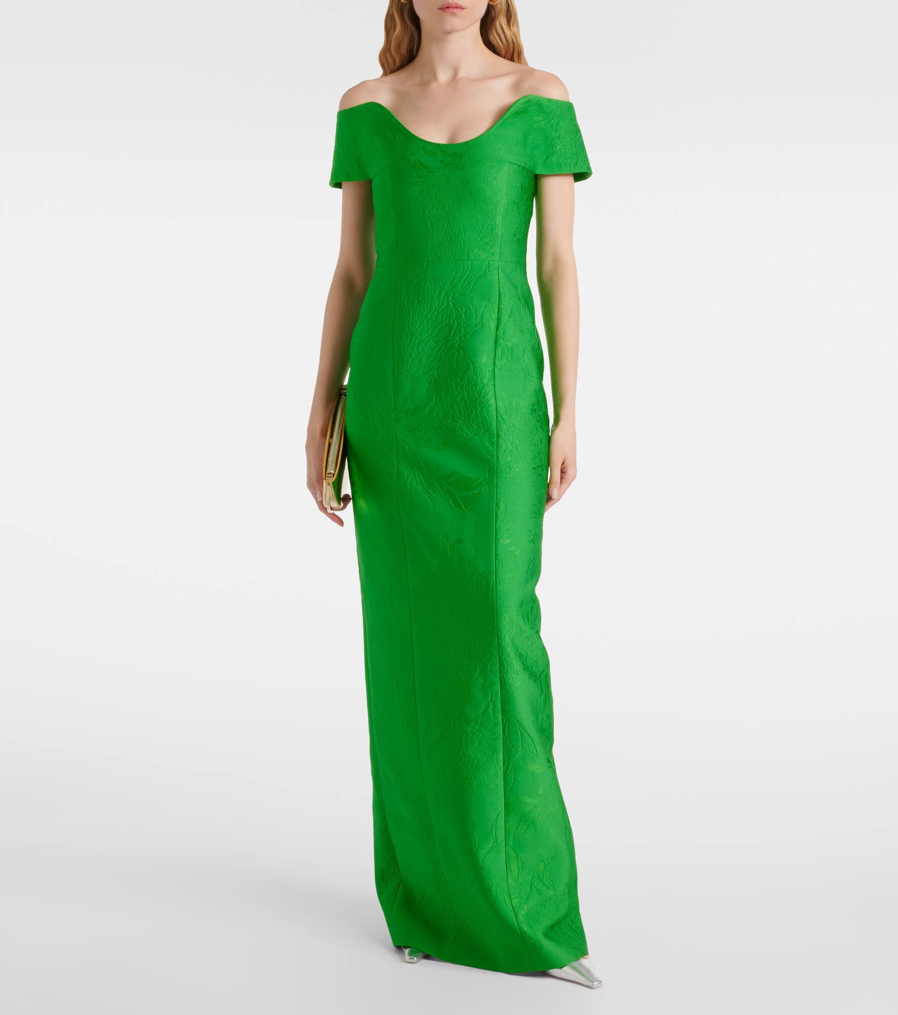 Aislinn jacquard  maxi dress - 2
