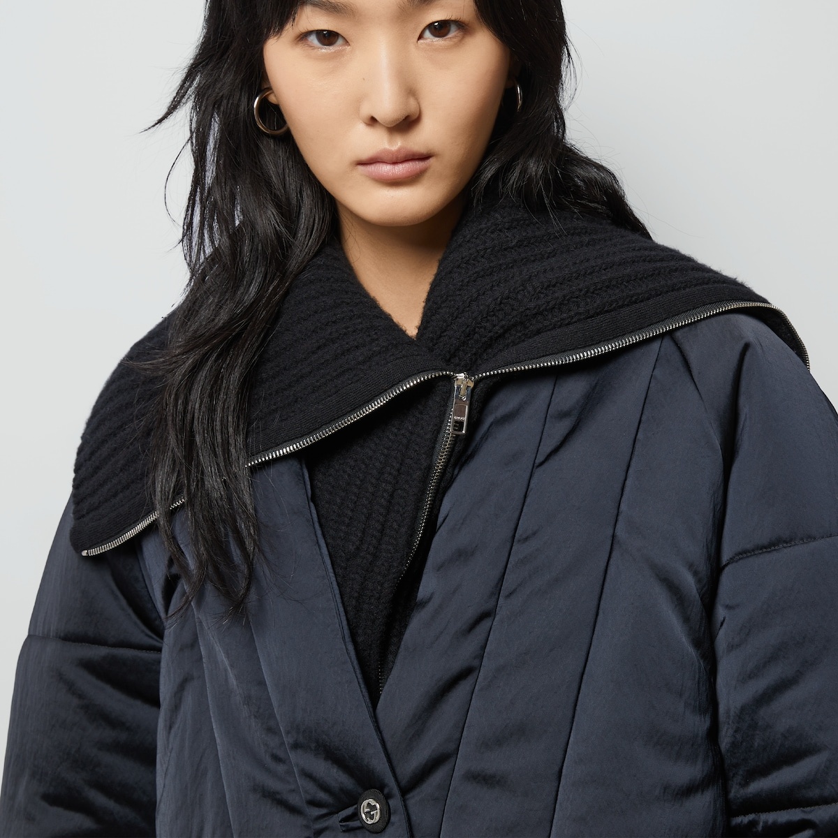 Nylon padded bomber jacket - 3