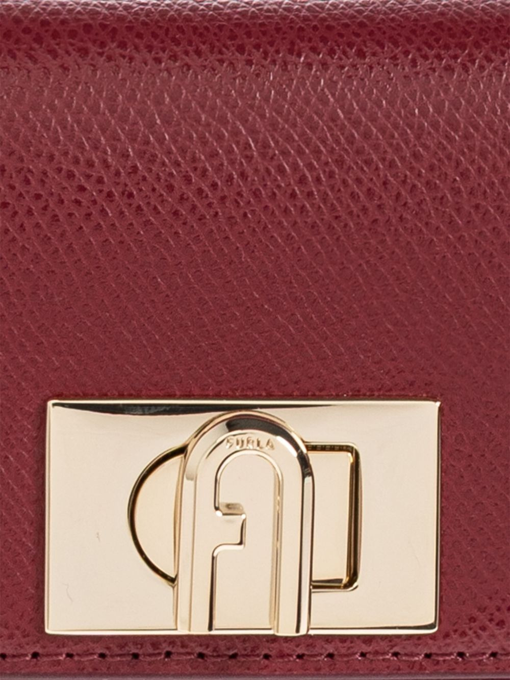 textured-leather clasp wallet - 4