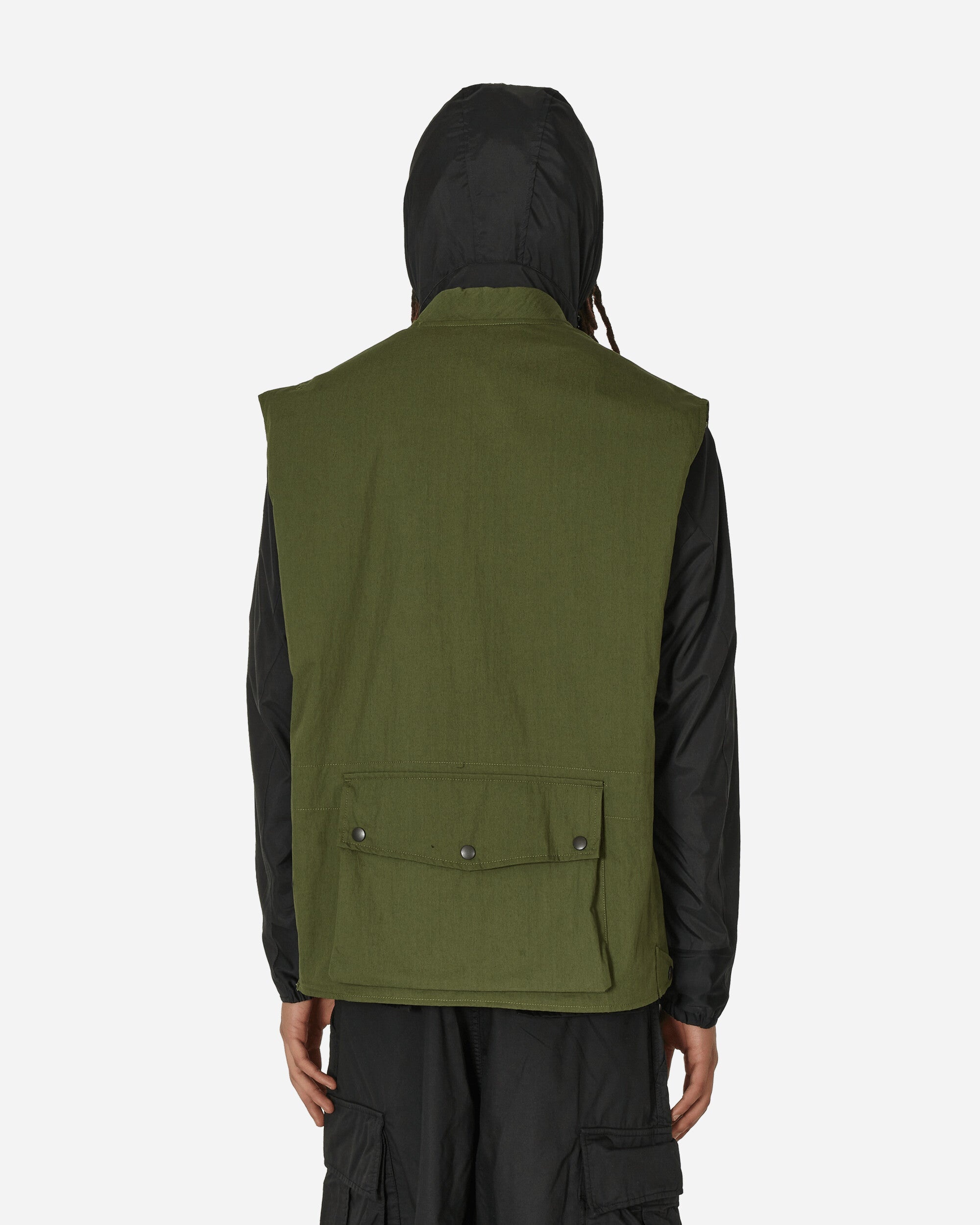 C/N Oxford Cloth Field Vest Olive - 3