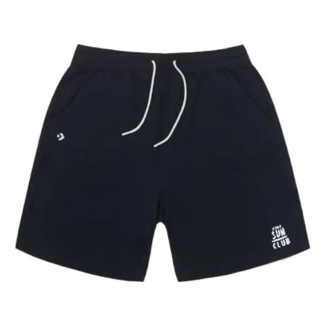 Converse Sun Club Drawstring Shorts 'Black' 10025878-A02 - 1
