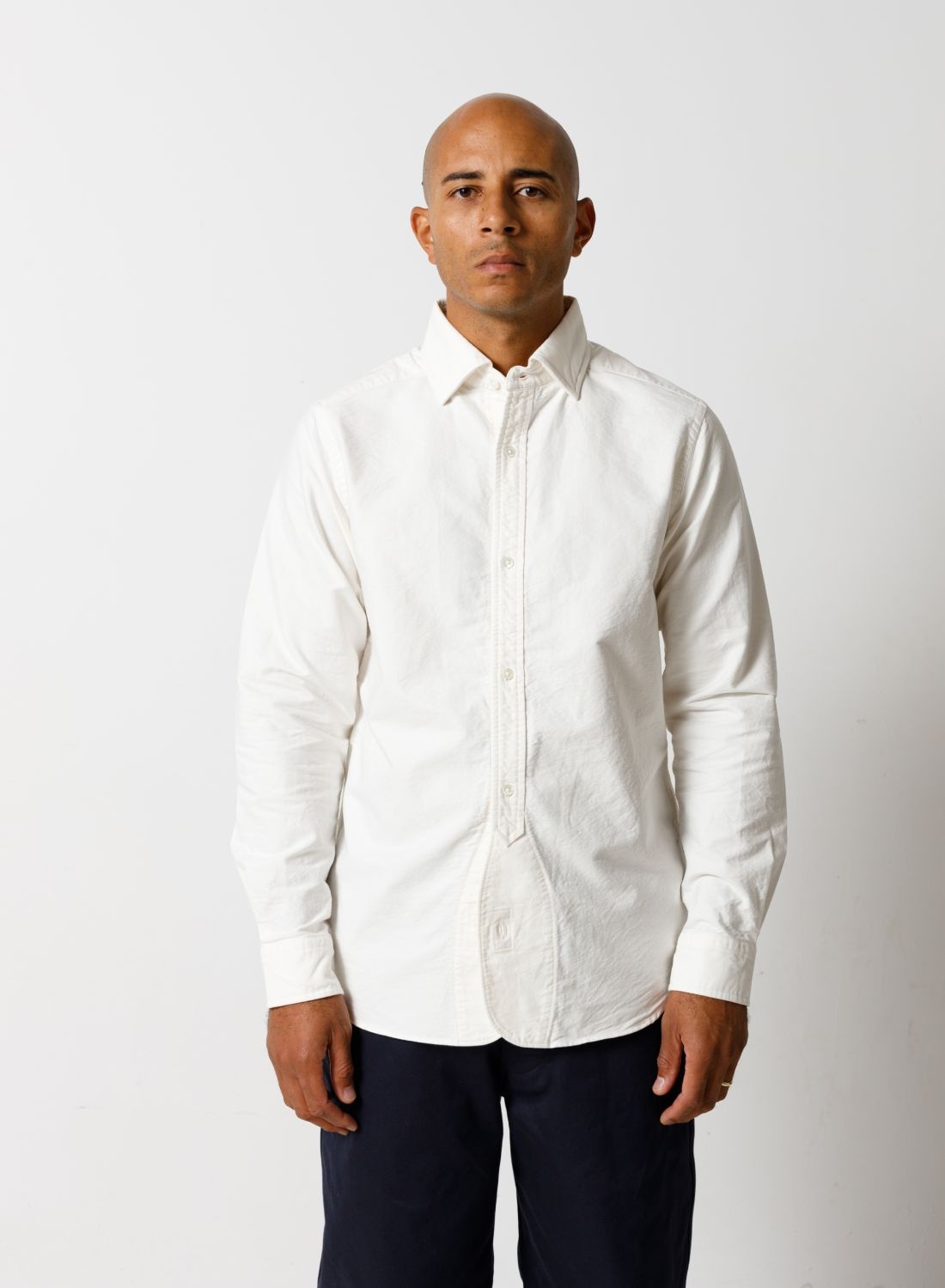 British Officers Shirt in White - 2
