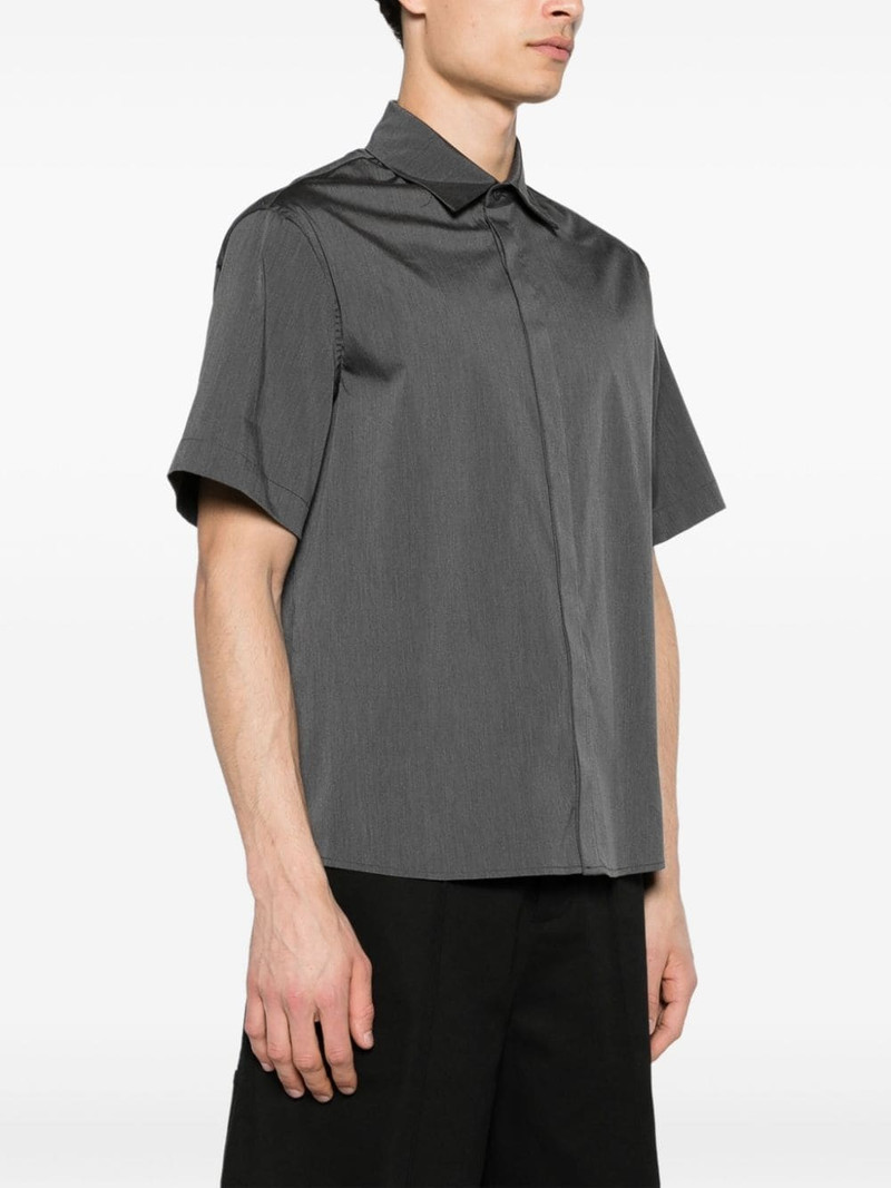 short-sleeve cotton blend shirt 3