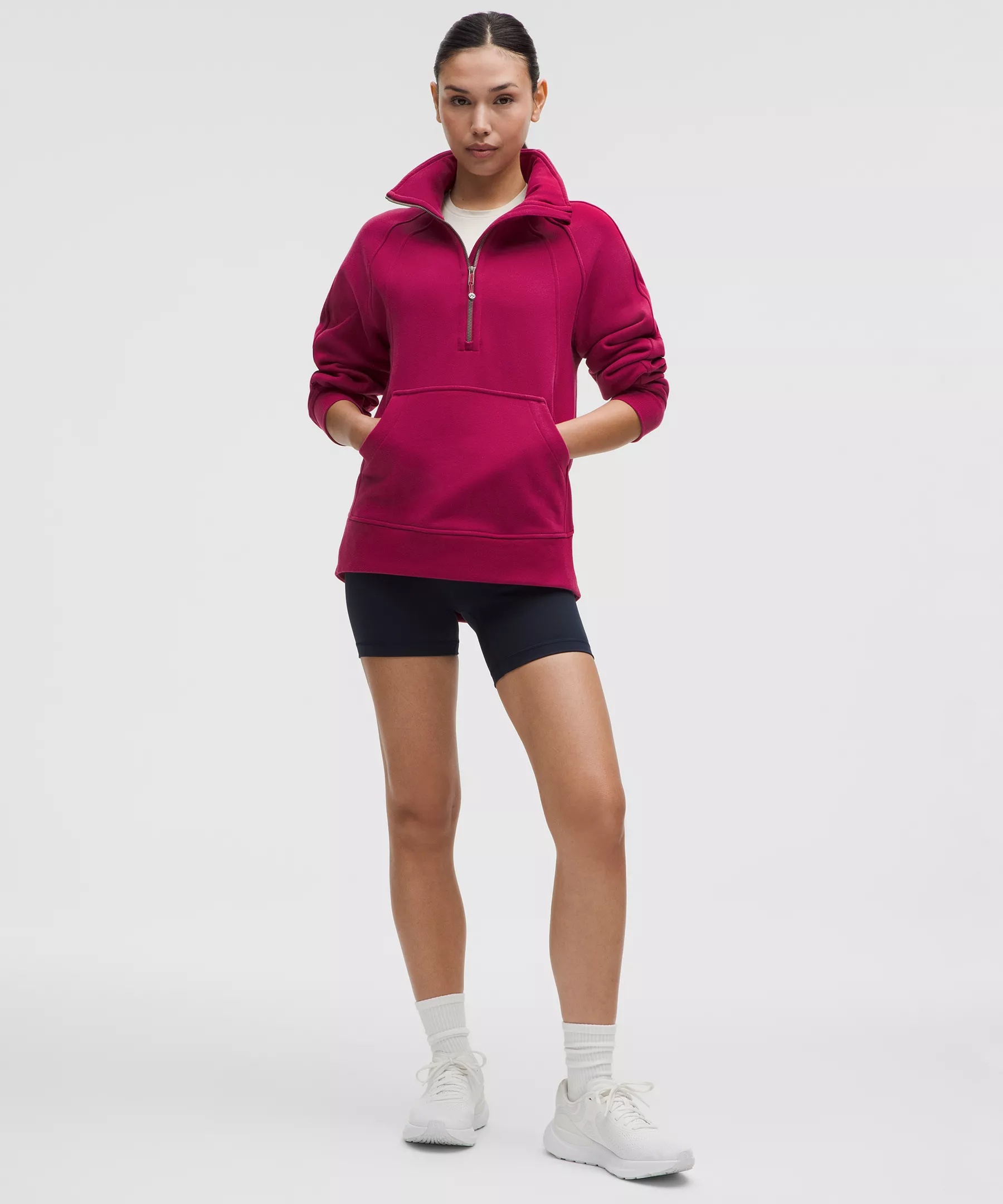 Scuba Oversized Funnel-Neck Half Zip *Long - 2