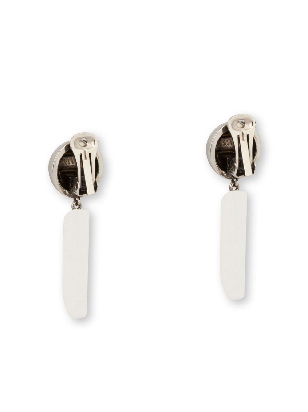 drop clip-on earrings - 2