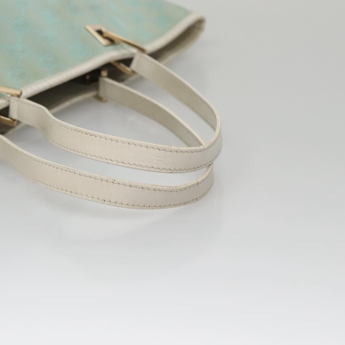 GUCCI GG Canvas Tote Bag Peppermint White - 7