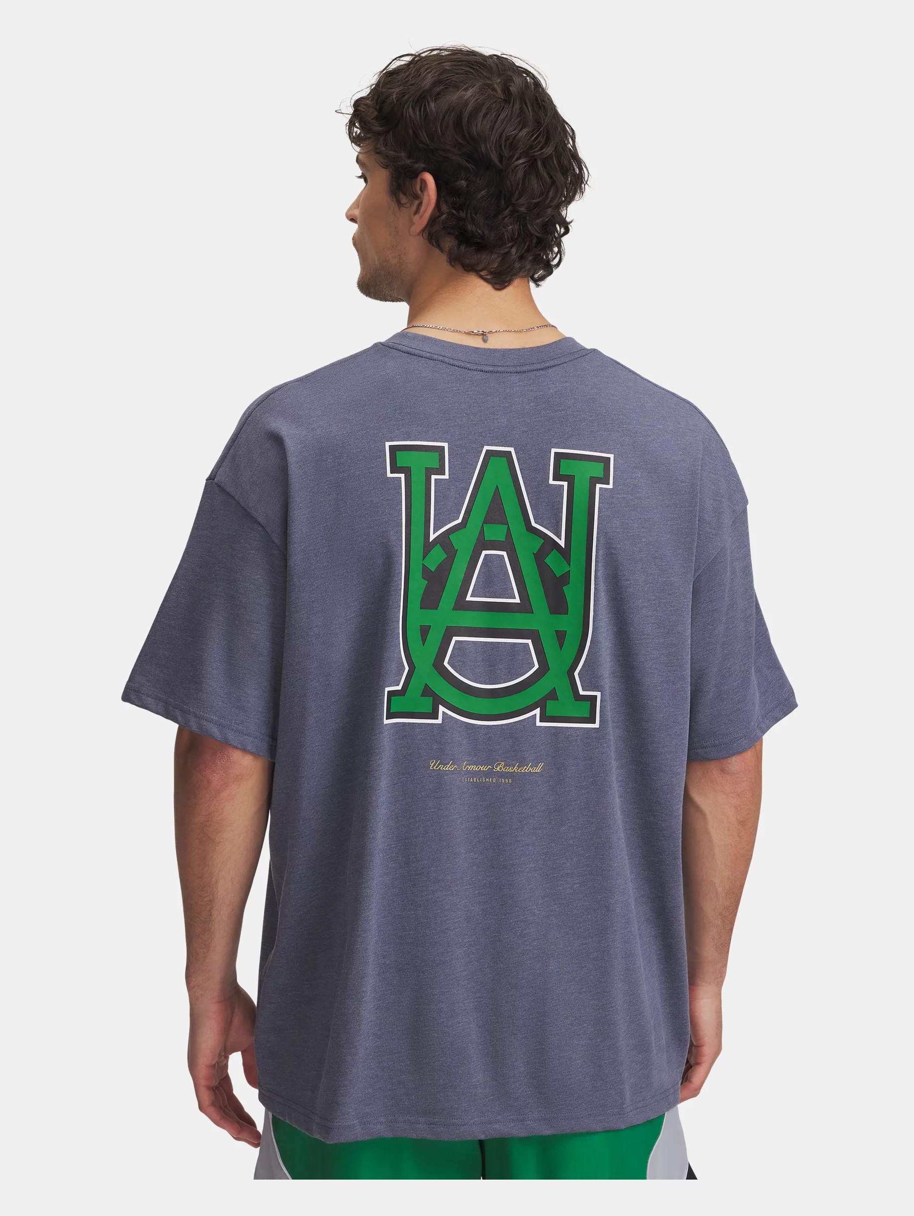 Men's UA Heavyweight Hoops Courtside Short Sleeve - 2