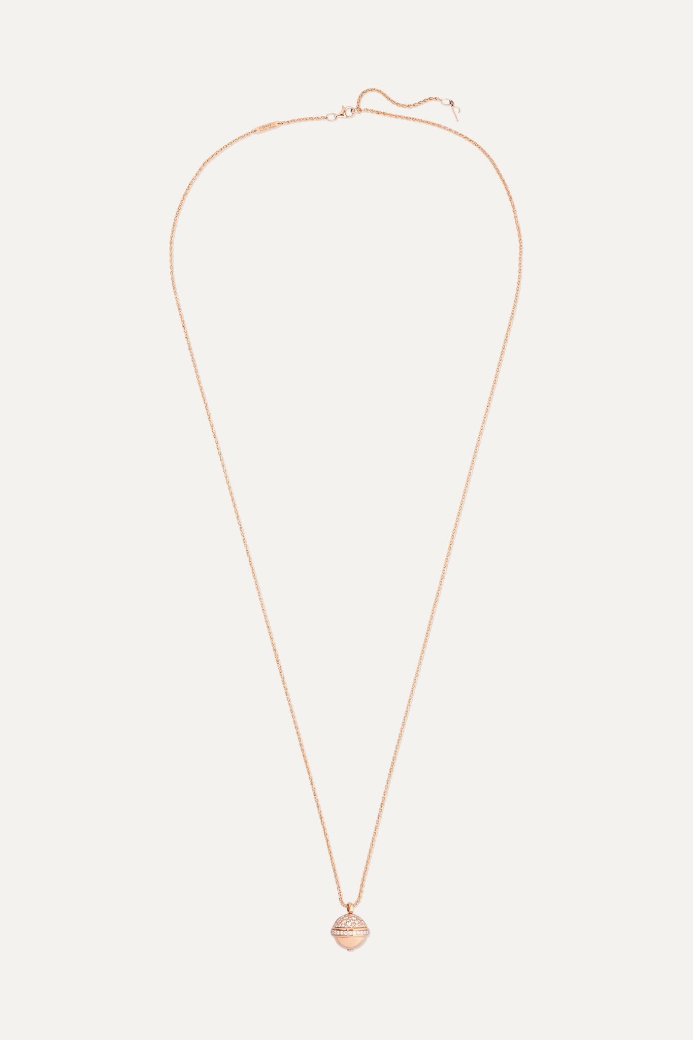 Possession 18-karat rose gold diamond necklace - 1