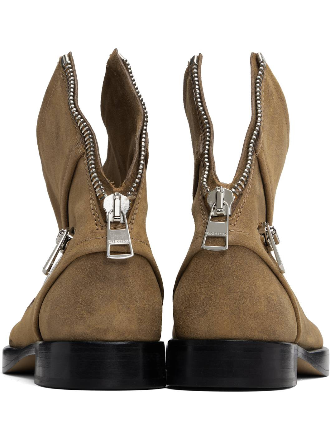 Tan Biker Boots - 2