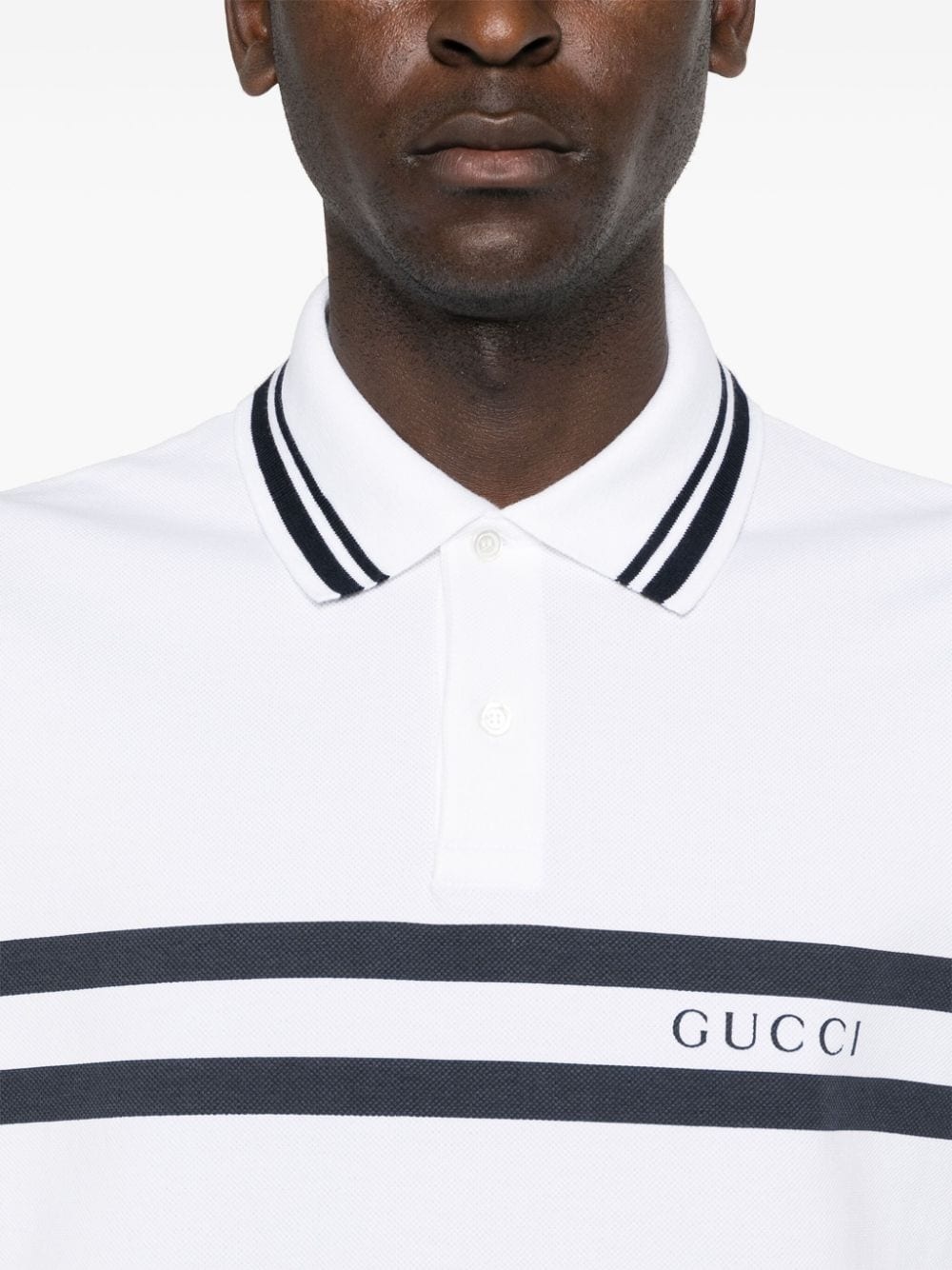 logo-print polo shirt - 5