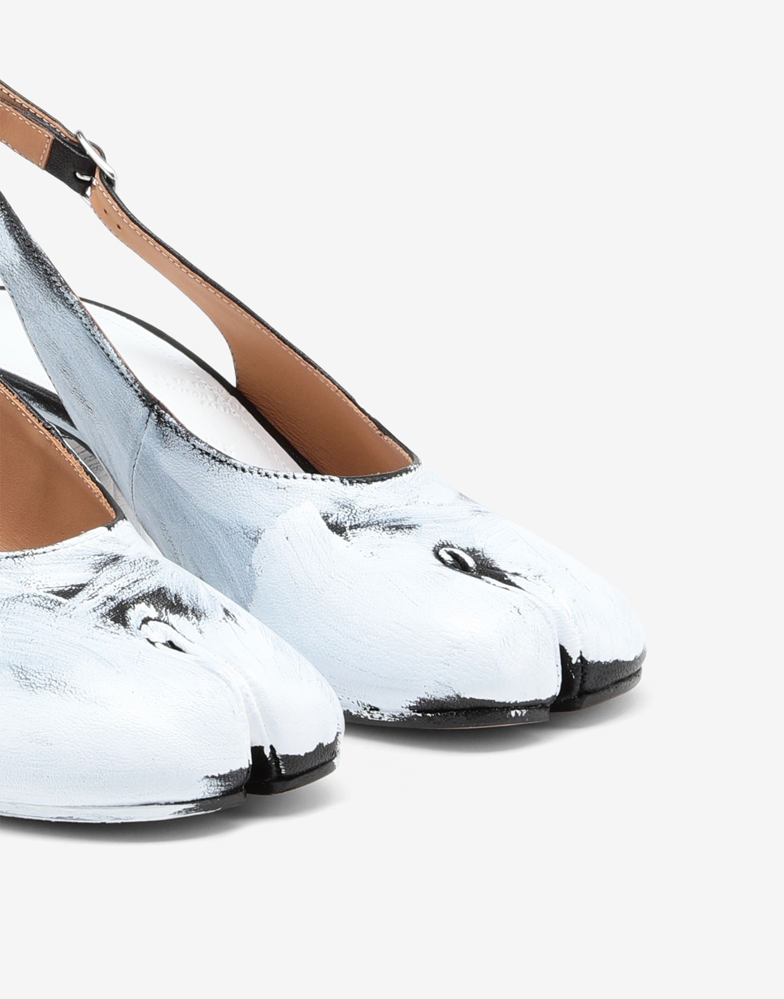 Tabi Bianchetto slingback shoes - 5