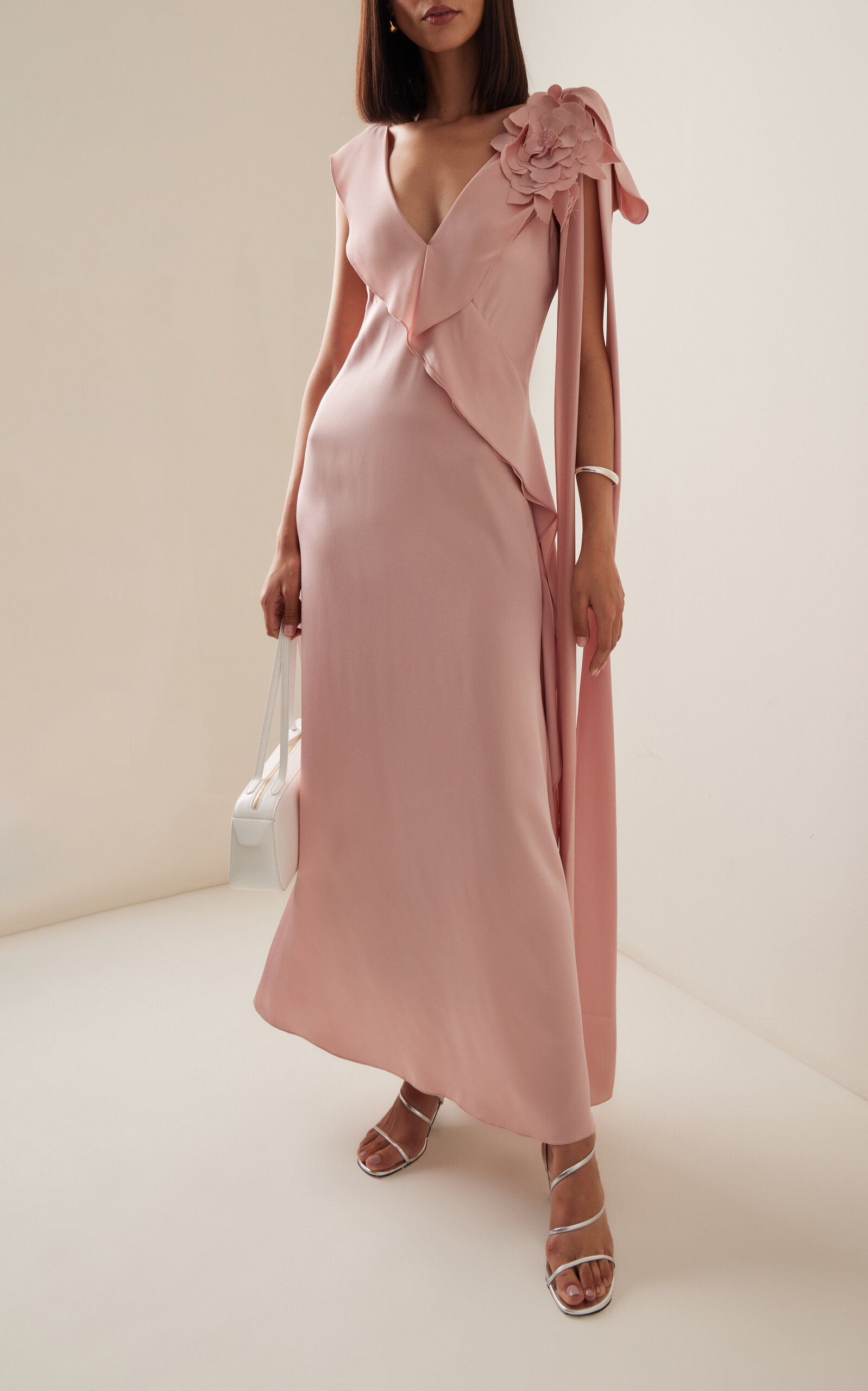 Sleeveless  Knit Midi Dress light pink - 2