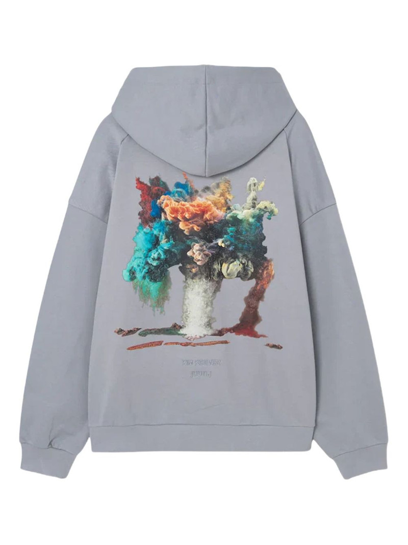 JUUN.J x Kim Keever Flower hoodie outlook
