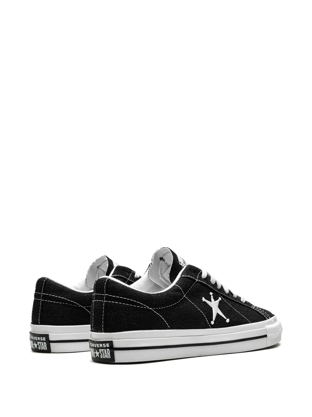 x Stüssy One Star OX Low "Black/White" sneakers - 3