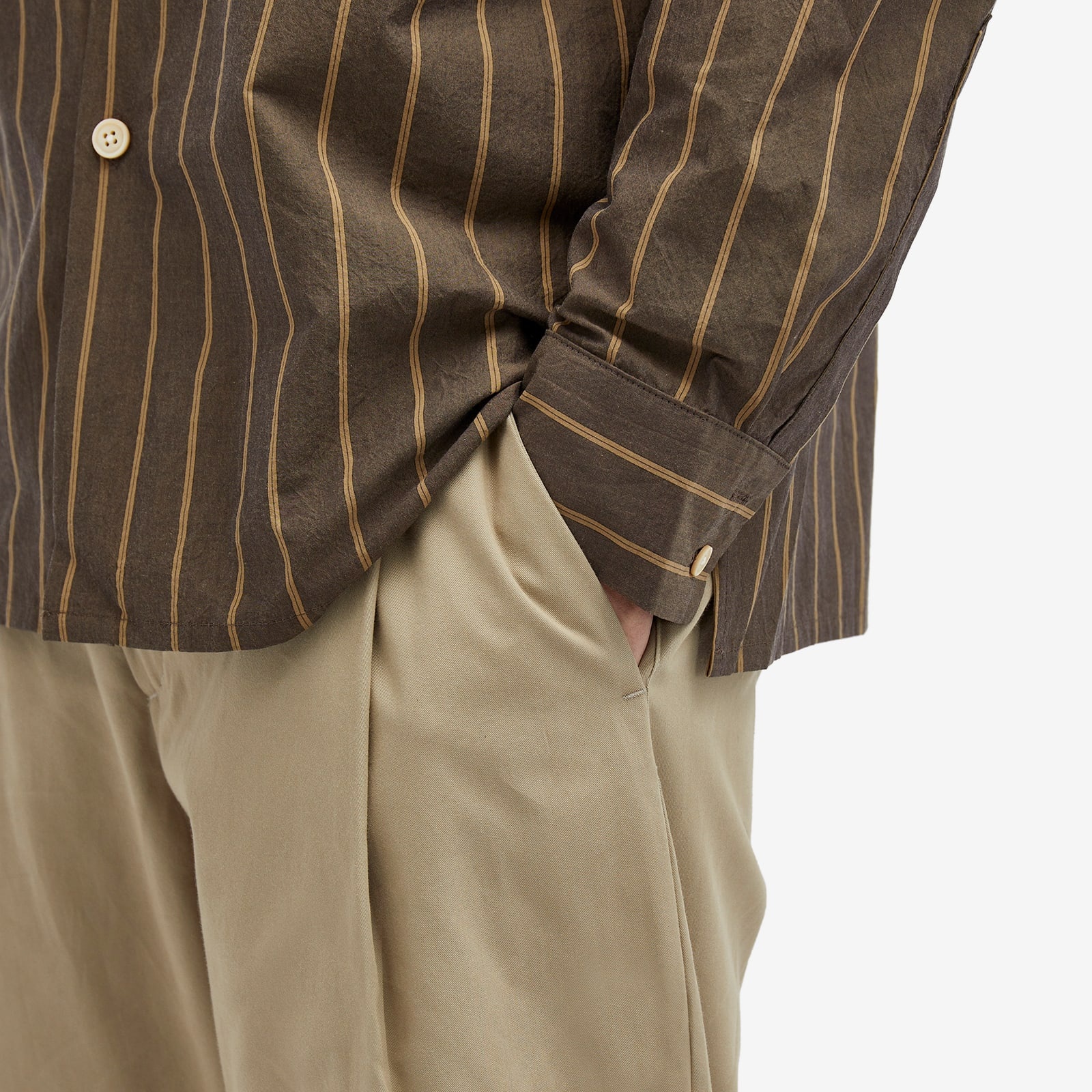 A Kind of Guise Folded Wide Trousers - 5