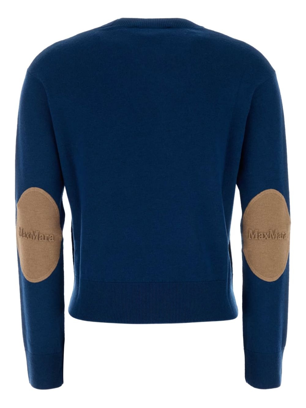 elbow-patch wool sweater - 2