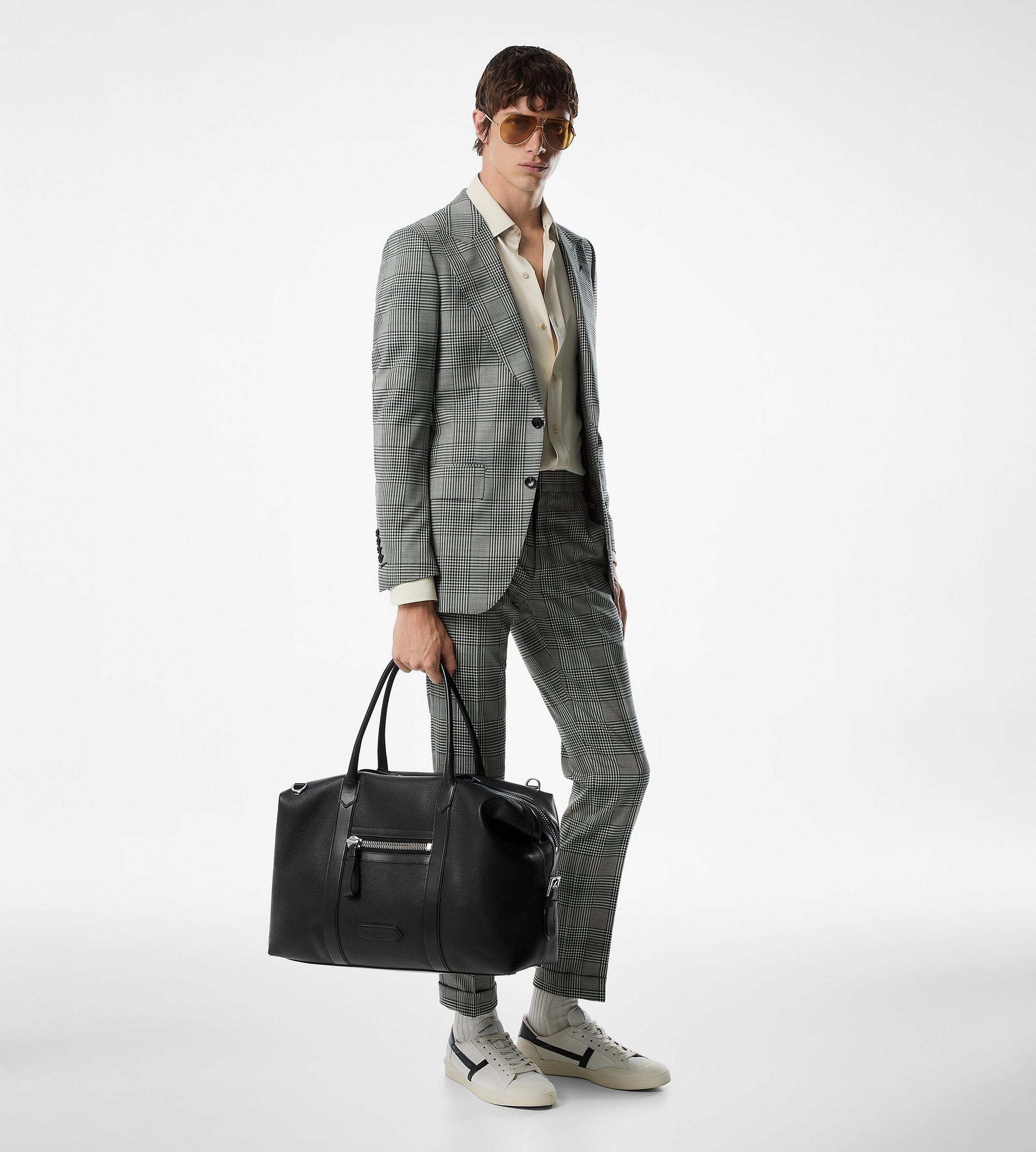 GRAIN LEATHER LEATHER BUCKLEY HOLDALL - 5