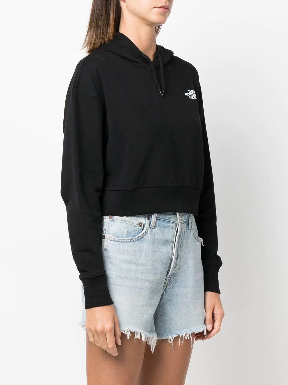 logo-print drawstring hoodie - 3