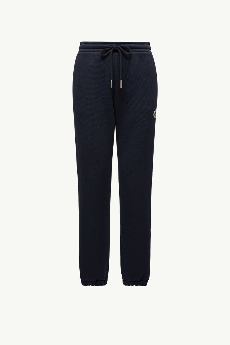 Logo Patch Cotton Sweatpants 1