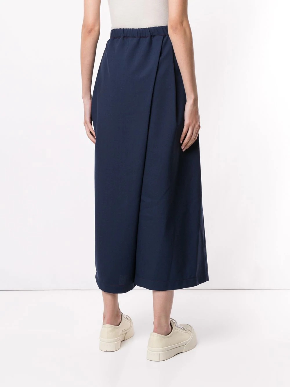 drawstring waist cropped trousers - 4