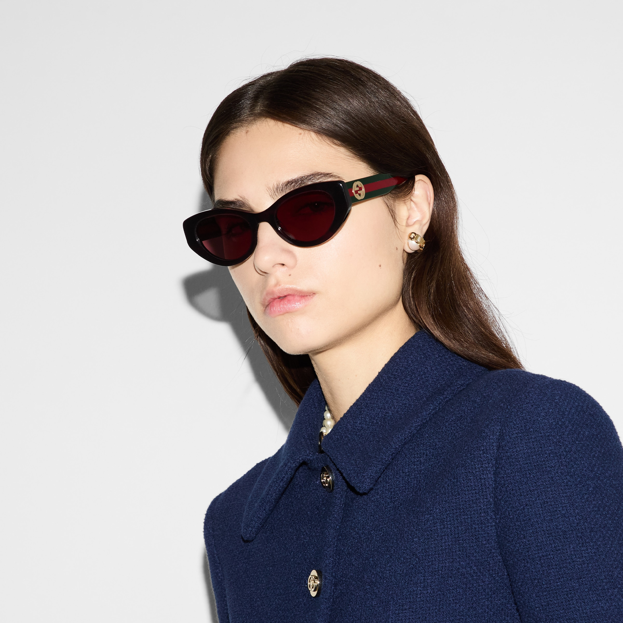 Cat-eye frame sunglasses - 3