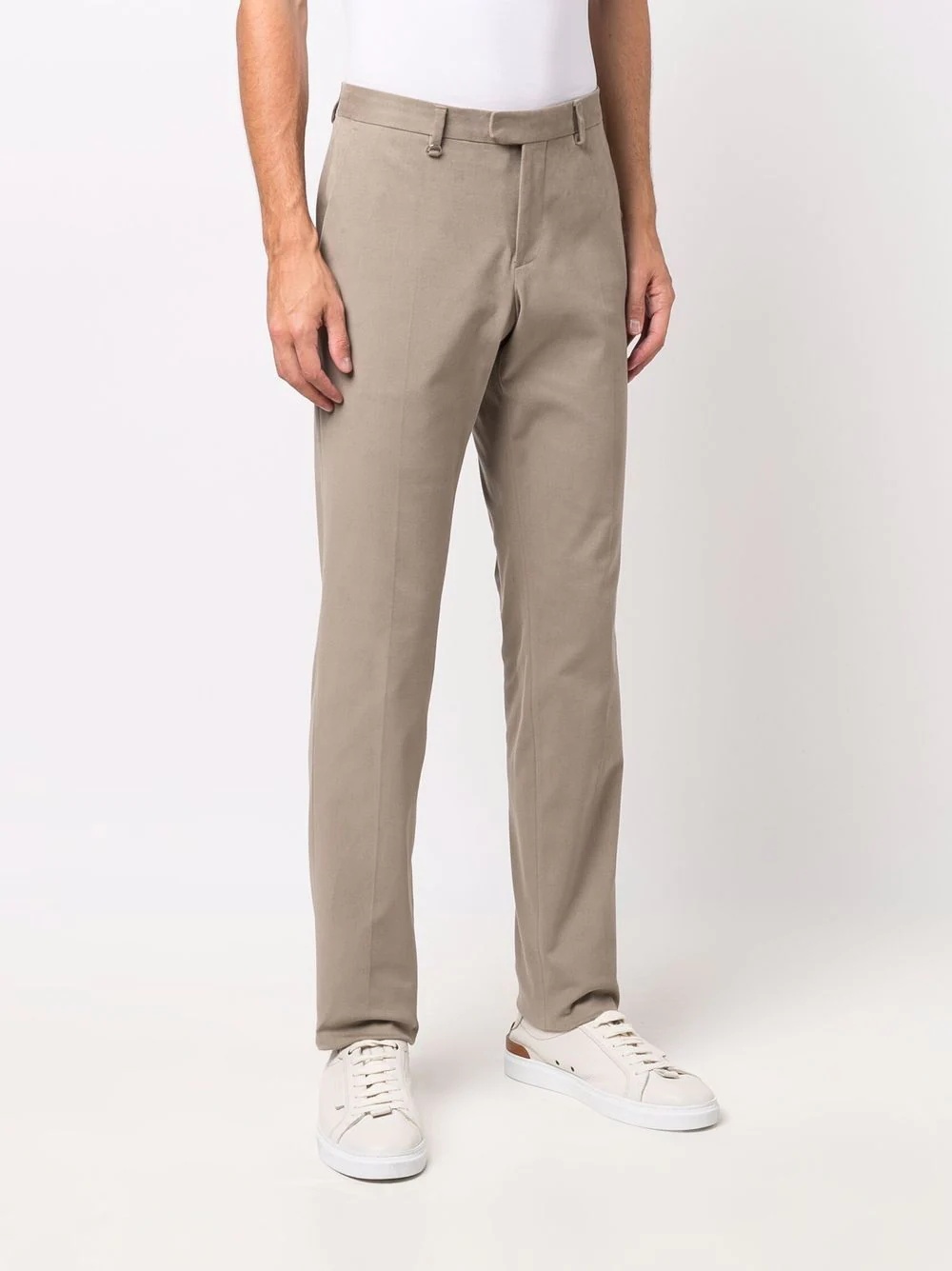 mid-rise slim-fit trousers - 3