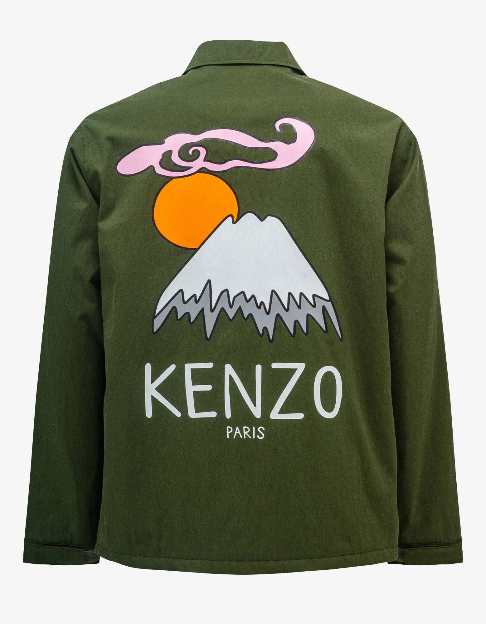 Kenzo Dark Khaki Paris-Japan Coach Jacket - 2