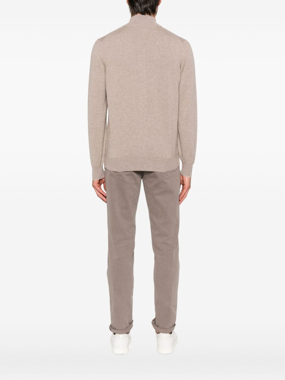 Brunello Cucinelli Men Cashmere Zipped Cardigan - 4