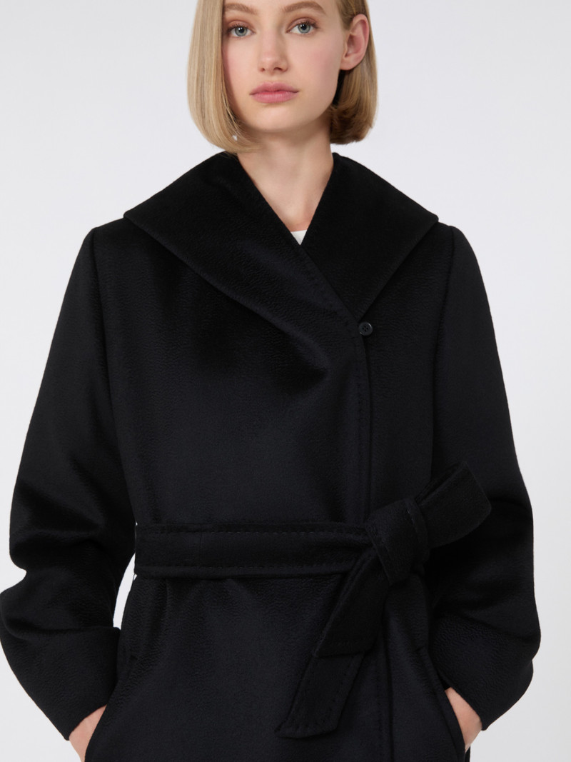 NEWMANG Hooded wool coat 5