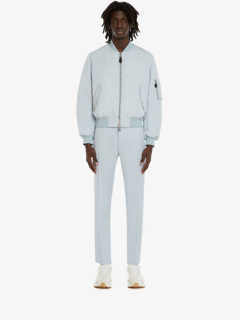 Men's Polyfaille Bomber Jacket in Paradise Blue - 2
