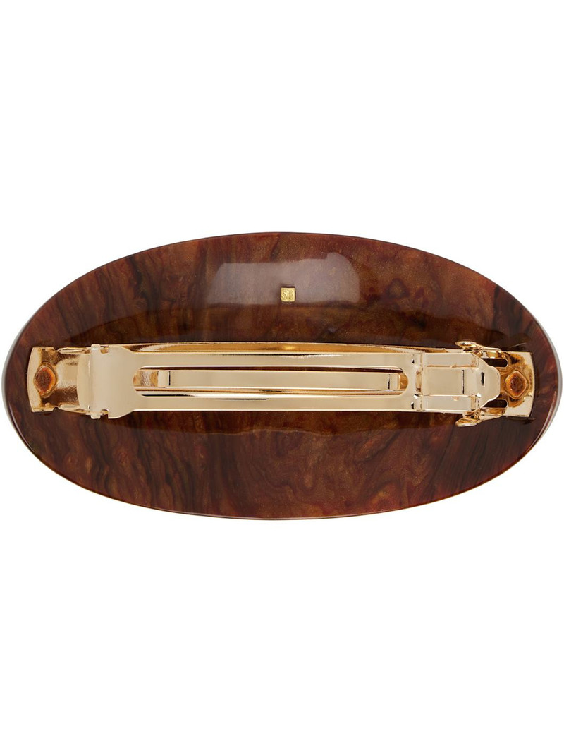 Sophie Buhai Brown Coupole Hair Clip outlook