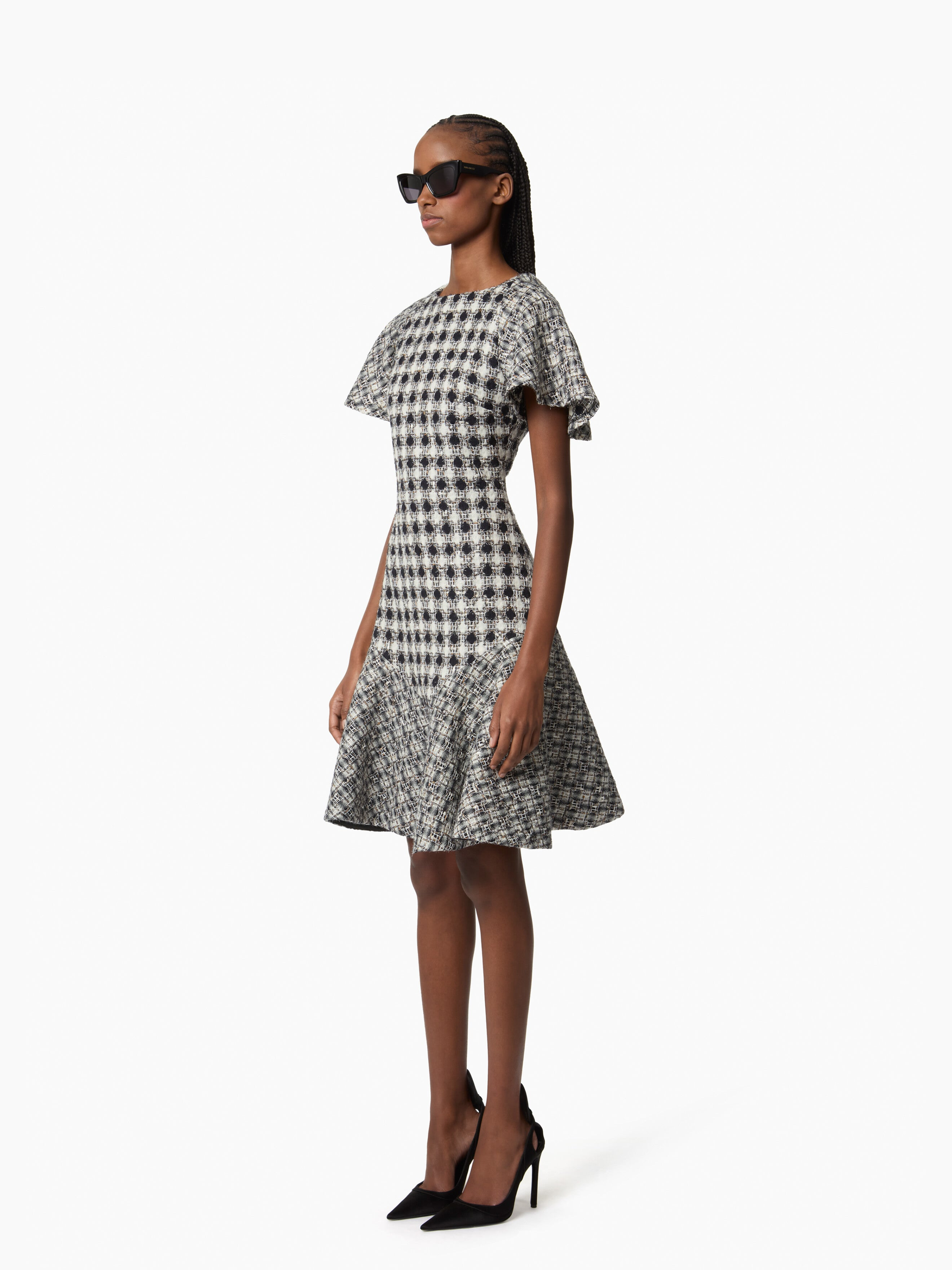 Midi Tweed Dress - 2