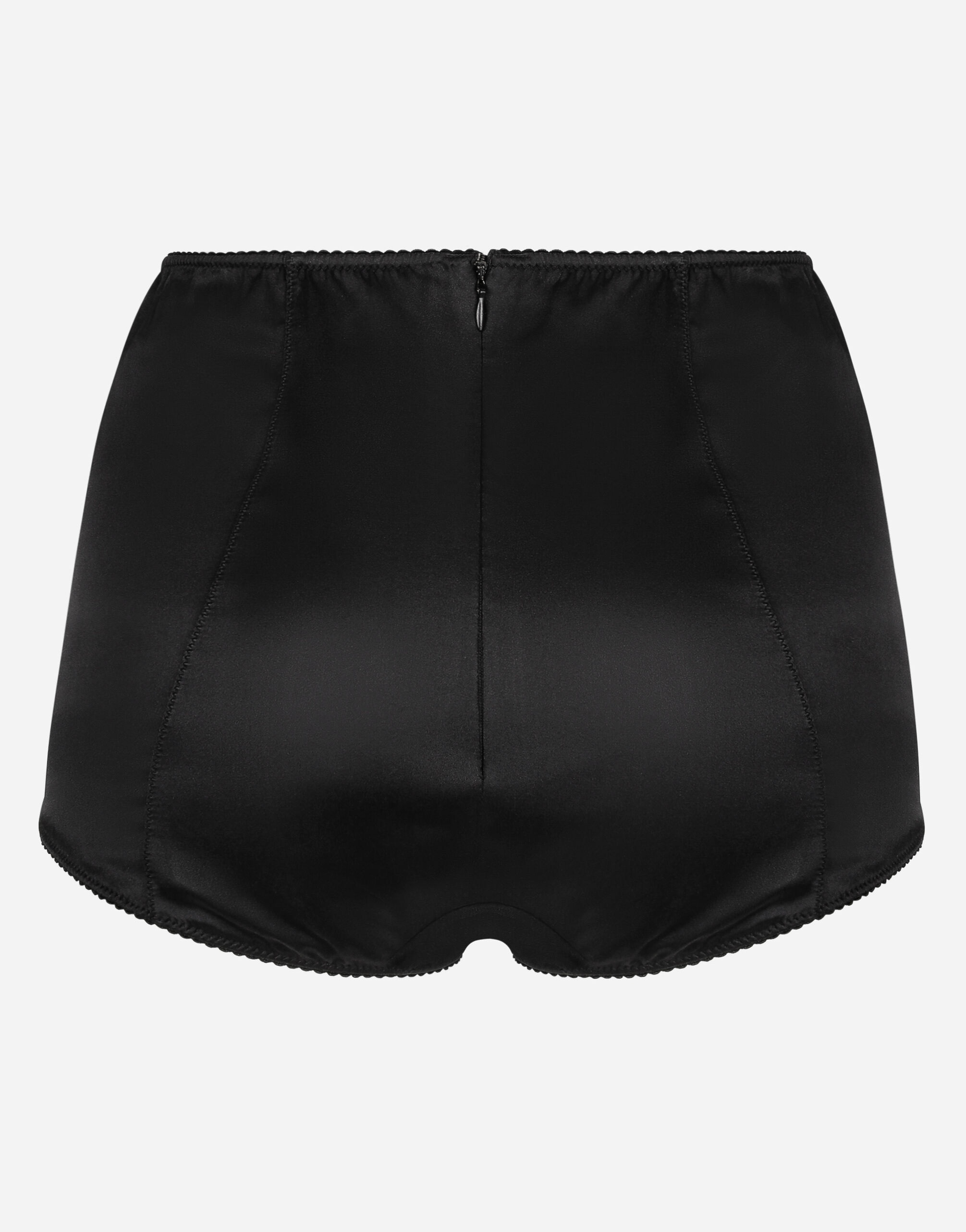 Satin high-waisted panties - 2