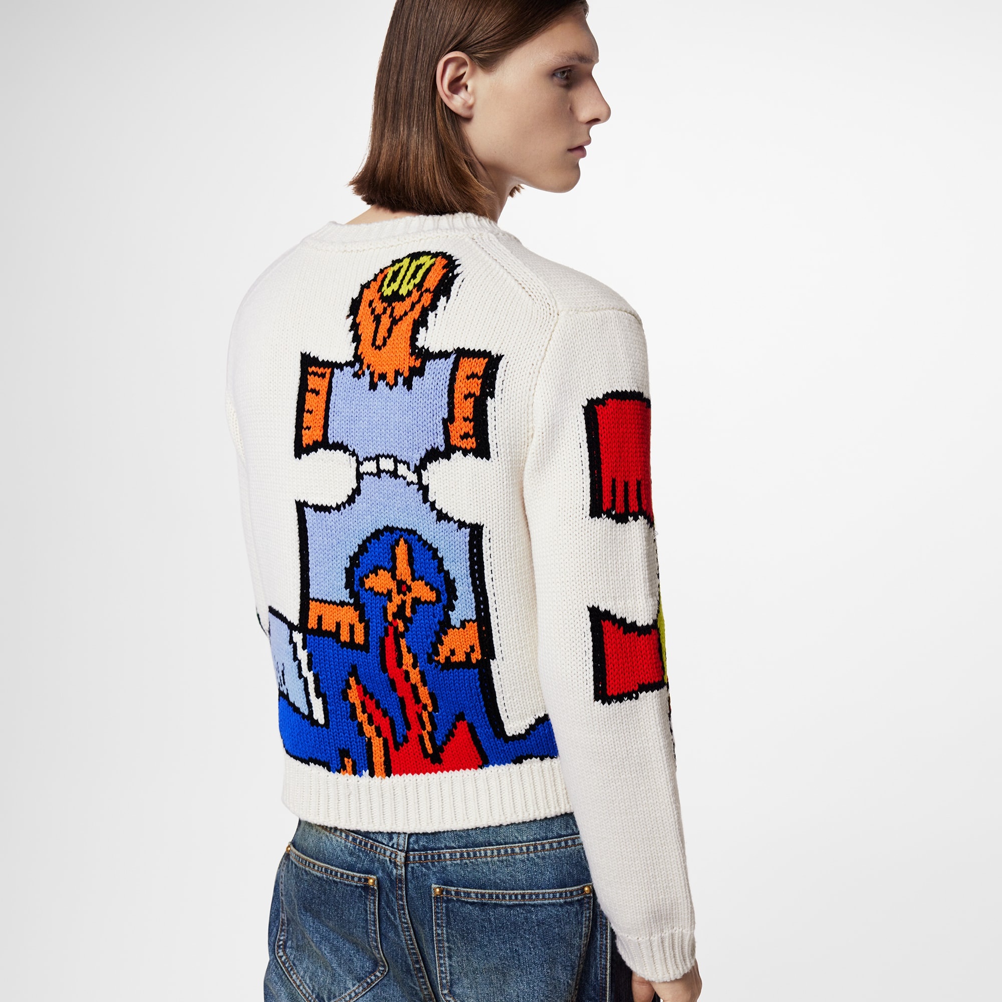 LV Puzzle Jacquard Crewneck - 5