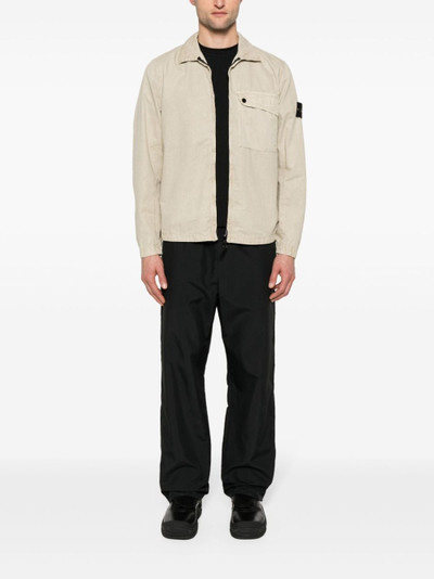 Stone Island Compass-appliquÃ© jacket outlook