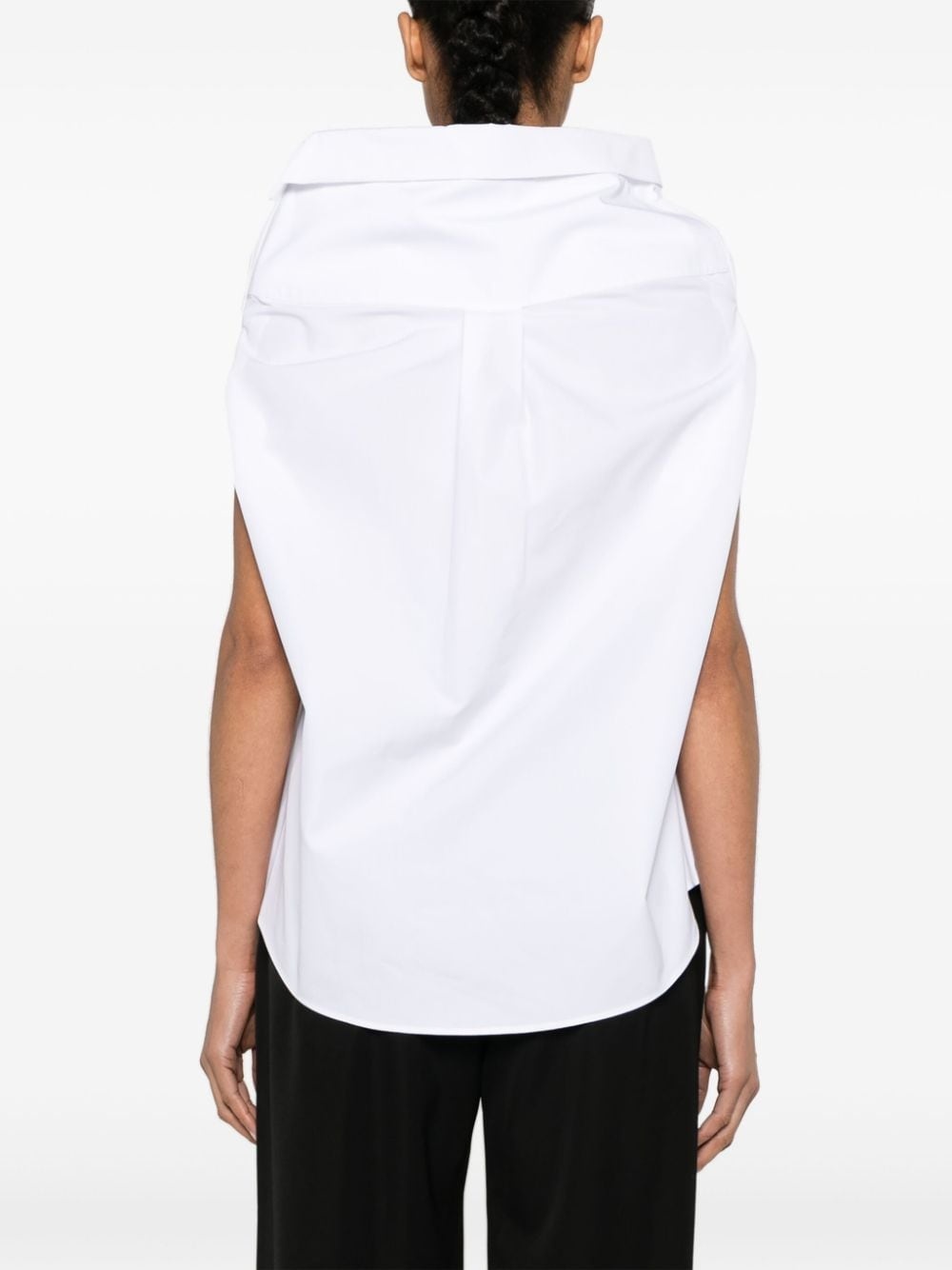 poplin skirt shirt - 4