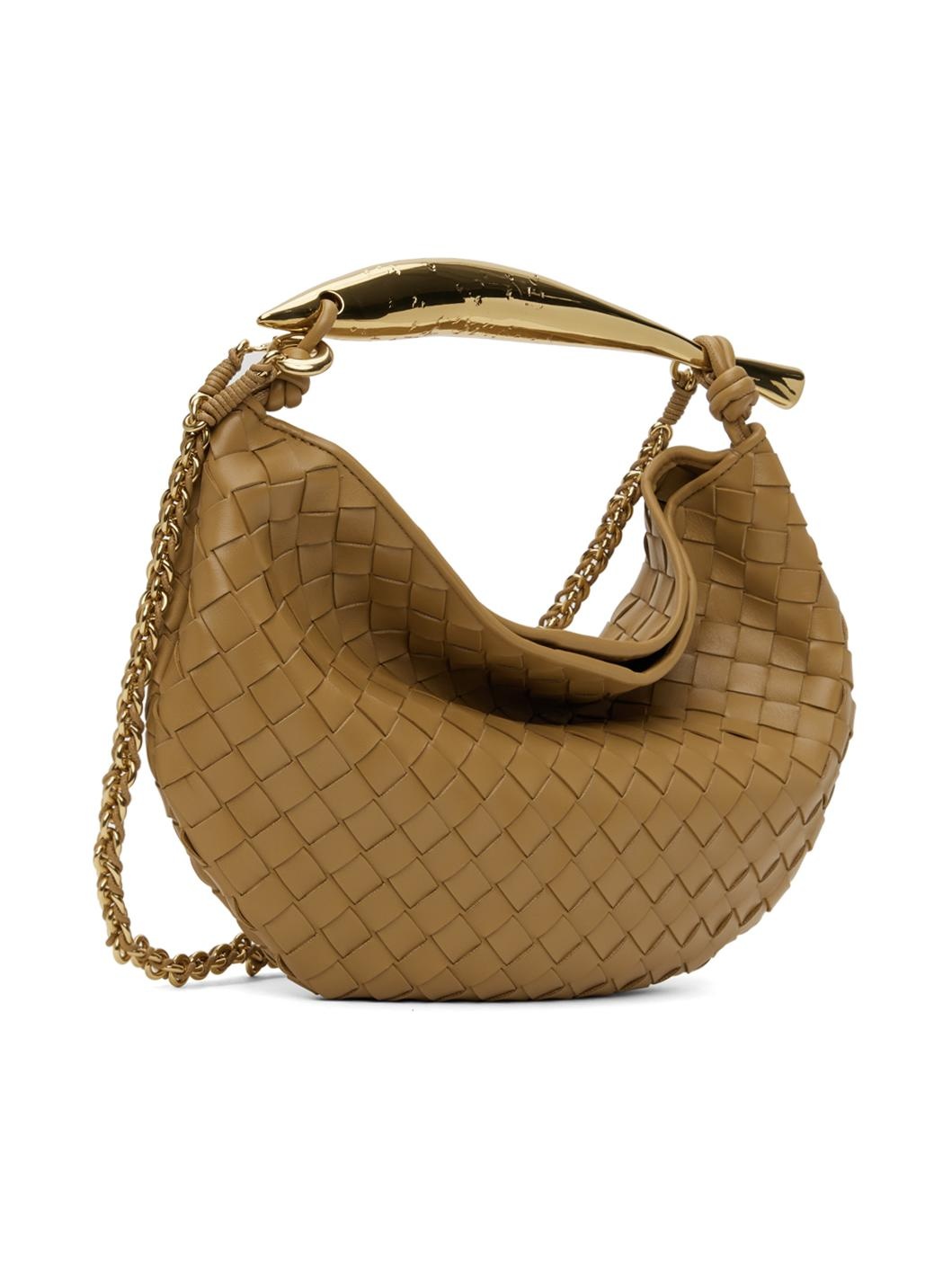 Tan Sardine With Chain Bag - 3