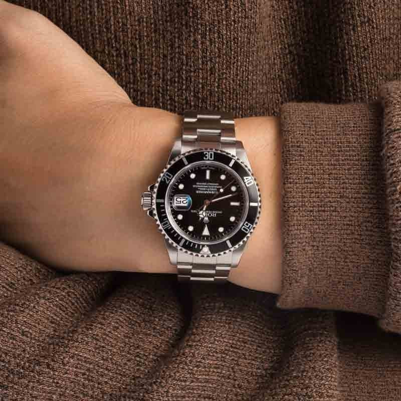 Pre-owned Rolex Submariner Ref 16610 Steel - 5