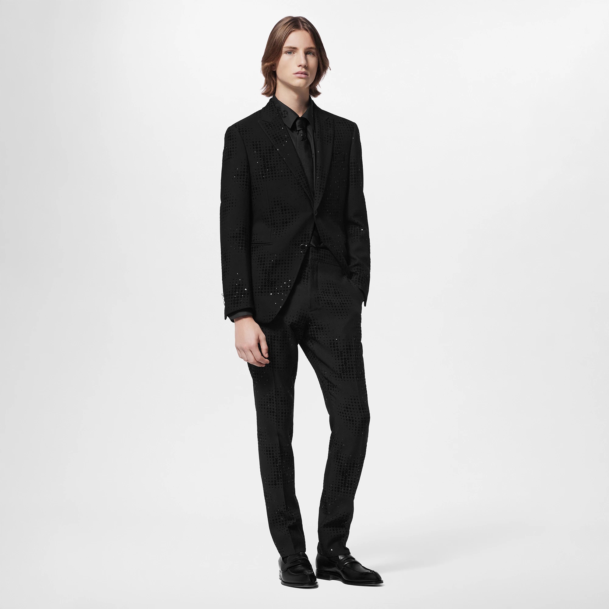 Monogram Wool Evening Cutaway  Jacket - 5